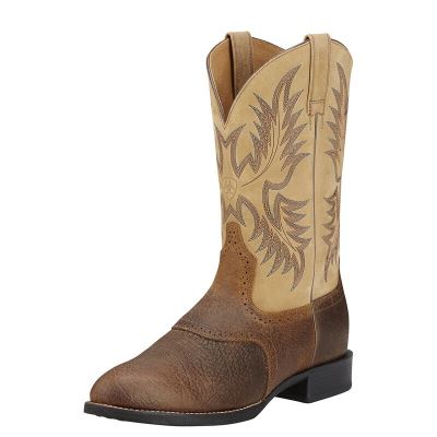 Ariat Western: Heritage Stockman Botas Western Hombre - Marrones (CHGOF9608)